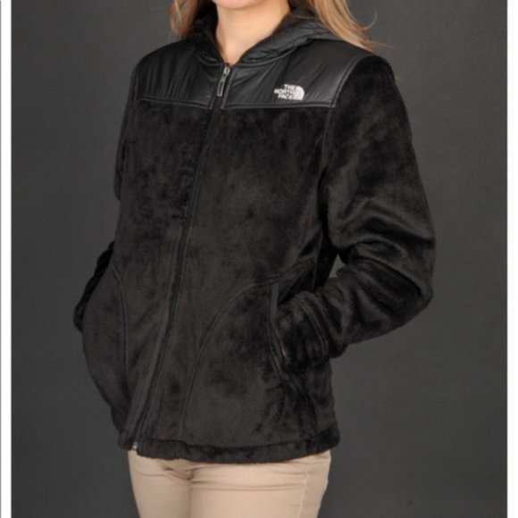 The North Face Oso Hooded Silken Fleece Full Zip Jacket Black S - Picture 15 of 16